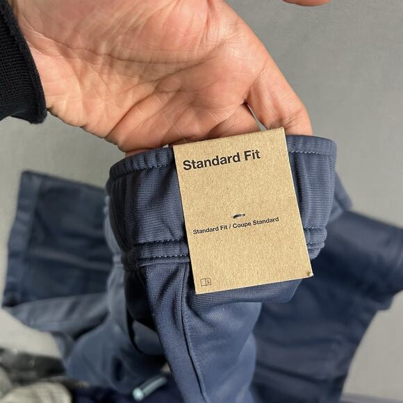 Nike Pants Mens Small Blue Court Heritage Tennis Track Zip Up Athletic Pockets - Picture 6 of 12